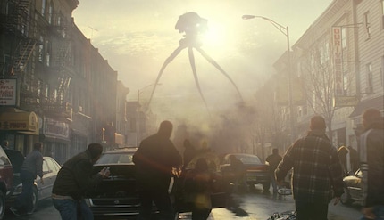 Tripods in «War of the Worlds» are terraforming for the invaders as soon as the invaders arrive.r the invaders once the Earth's population is wiped out