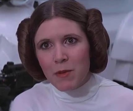 Left Princess Leia in real life («Star Wars»)
