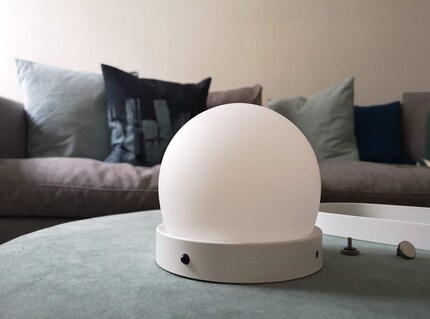 ...and your table lamp turns into an alternative to candlelight.