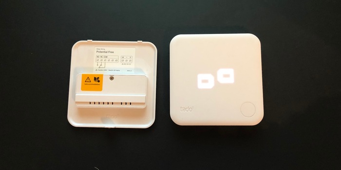 Elegant and fine: the thermostat from Tado matches every style and environment.