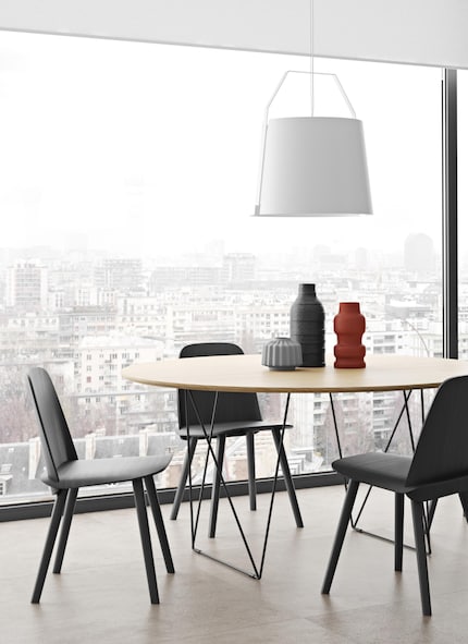 S'installer à une table ronde ou ovale est particulièrement agréable. Photo : Temhome