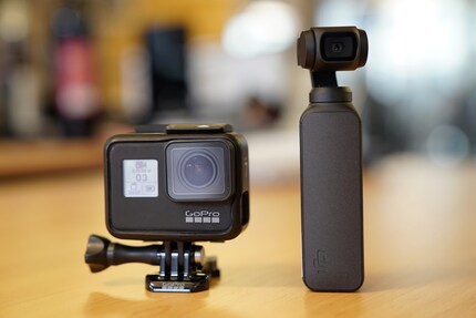 Grössenvergleich mit der GoPro Hero 7