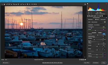 Das Camera-Raw-Modul von Photoshop lässt sich direkt aus Bridge ohne Photoshop öffnen.
