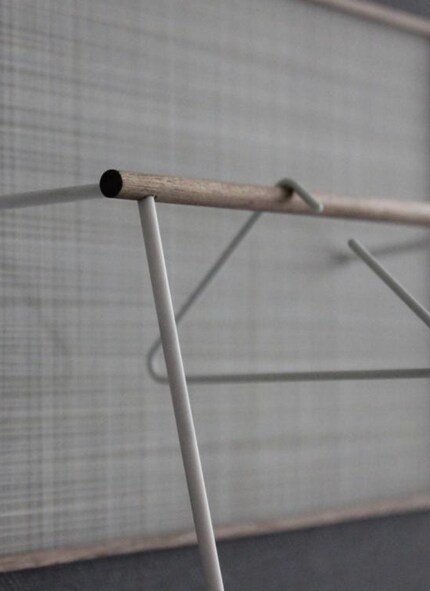 Metal hanger to match the rack. Photo: Roomsafari