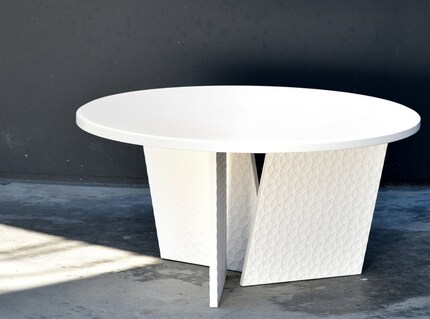 Der Beistelltisch «Trace» für Strasserthun. Bild: ⓒ Strasserthun