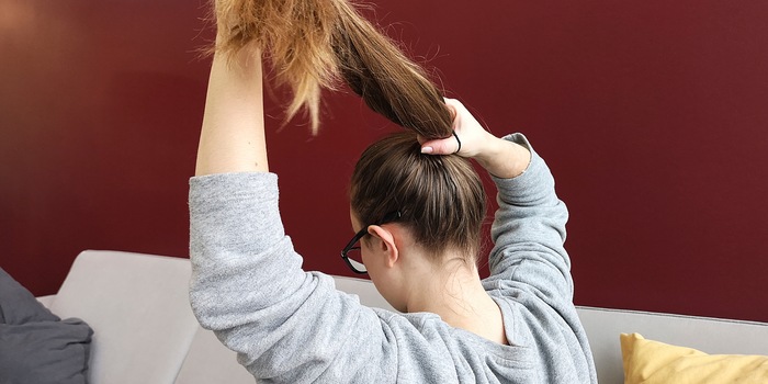 Meine Haare werde ich von nun an nicht mehr täglich zusammenbinden. Meine Haare werde ich von nun an nicht mehr täglich zusammenbinden.