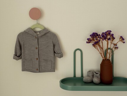 Wandhaken als Dekoelement.