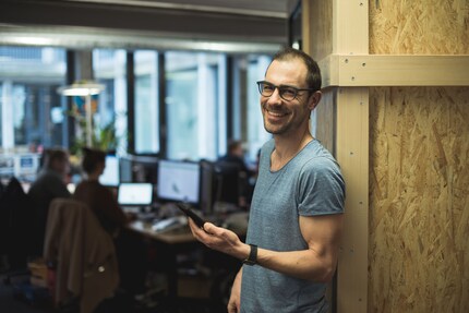 Hauptsächlich lache ich mich über das Zappelmännchen in der App krumm.