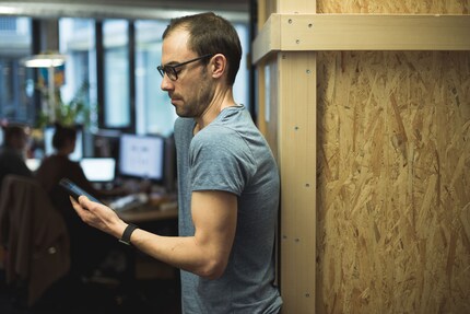 Wenn ich die Schultern nach vorne hängen lasse, bemerkt der Upright Go das nicht.
