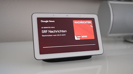 L'Home Hub può anche leggere le notizie locali.