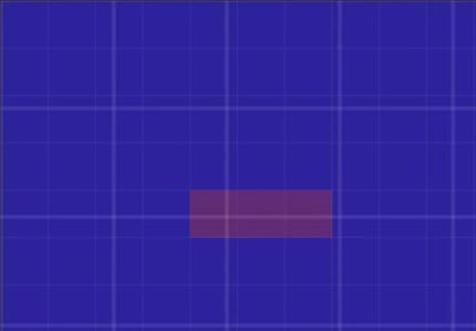The large grid is the pixels of the new, reduced image. The small grid is the pixels of the old one. The two grids overlap irregularly.