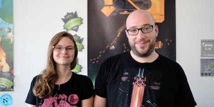 Philo und Micha haben das Studio gegründet.