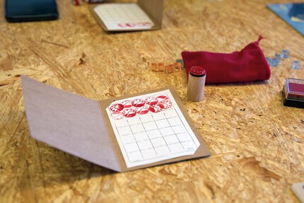 Le but est d'obtenir autant de tampons de sommet que possible.