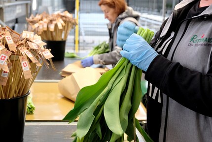 Chaque bouquet reçoit une étiquette « Swiss Garantie ».