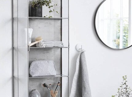 I mobili in vetro per il bagno... Immagine: House Doctor