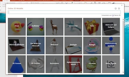 With a wide range of 3D objects, you can pimp your documents.