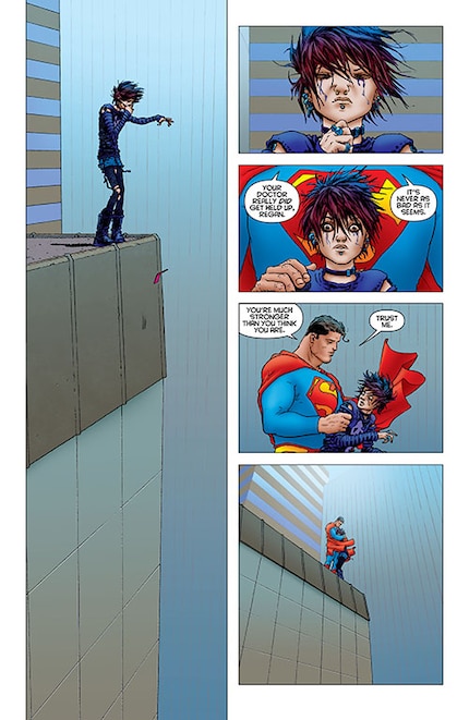Superman zeigt seine menschliche Seite