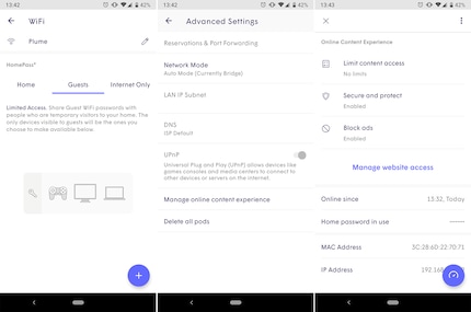 L'application ne propose pas trop de possibilités de réglage.