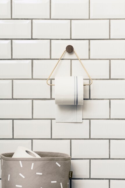 So schön kann WC-Papier in Szene gesetzt werden. Bild: Ferm Living