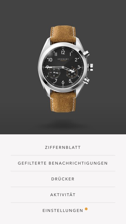 Das ist die Ansicht vom Hauptmenü...