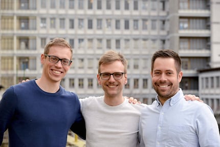Eric, Lukas e Pascal di Planted (da sinistra a destra)