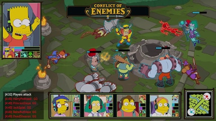 Bart after winning a match of the fictional «Conflict of Enemies».