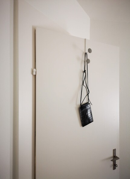 L'installation de patères ne nécessite pas de perçage.