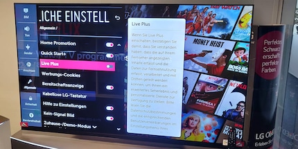 In den Einstellungen kann der Datenfluss zwischen TV und Datenbank unterbunden werden