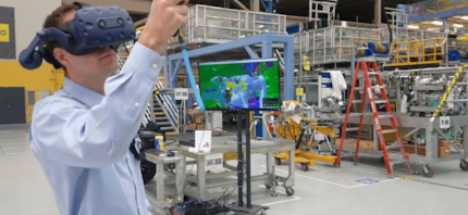 Boeing setzt auf VR beim Bau neuer Flugzeuge.