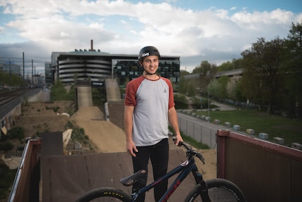Lucas Huppert, Shootingstar der Schweizer MTB Freeride-Szene.