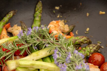 Claudine favours delicate, decorative dishes over a mighty piece of meat.