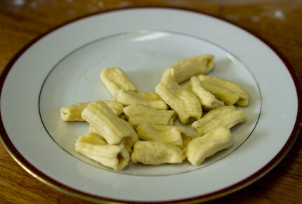 Eingefallen: Das sieht nicht nach Penne aus.