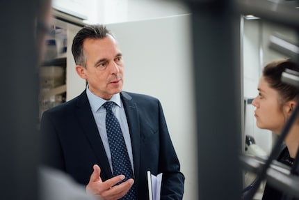 Christoph Hug is responsible for all 18 trades in Lenzburg prison.