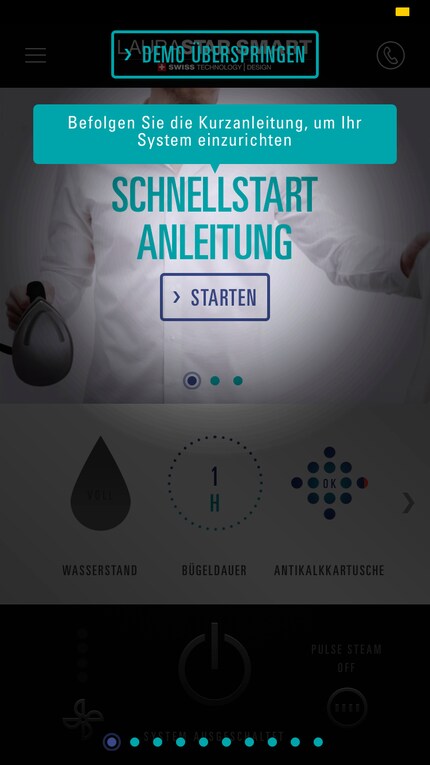 Schritt für Schritt werde ich durch die richtige Installation geführt. Mithilfe von Demo-Videos.