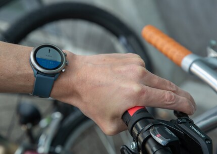 Als Navi beim Biken taugt die Uhr nichts.