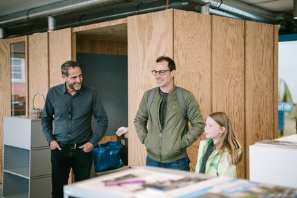 Unicef ist offen und empfängt in Person von Jürg Keim (links).