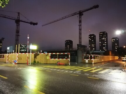 Automatik bei Nacht.