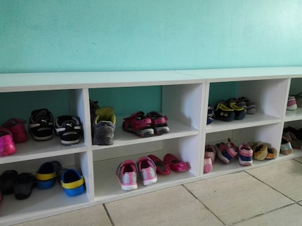 The calm before the storm. It's not always this tidy.