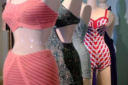 Bei der Ausstellung «Badenixen und Strandburschen. Hanro-Bademode der 1930er-Jahre» dreht sich alles rund um Design, Werbung und den Zeitgeist der Hanro-Bademode. Bild: Museum.BL