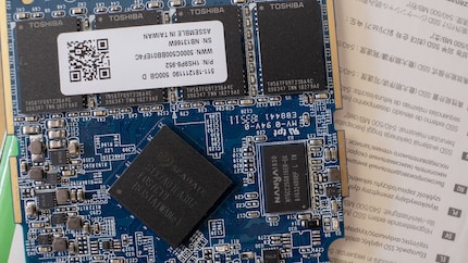 And here’s the controller from the 500 GB Seagate Fast SSD