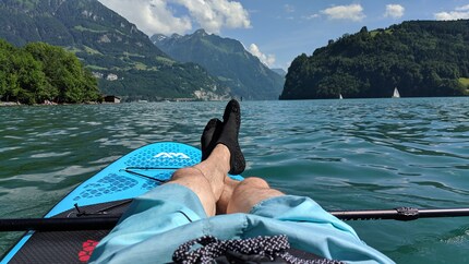 Paddeln? Ich liege lieber.