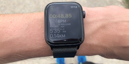 I'm also a sports watch – the Apple Watch in Workout mode.