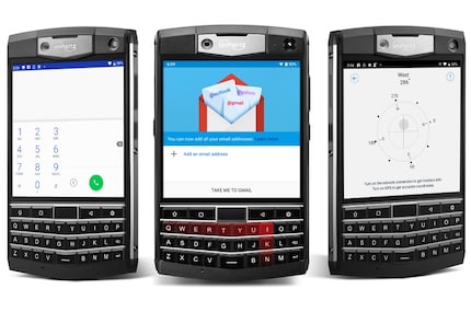 The UI of the Unihertz Titan suggests that it’s designed for two-handed use