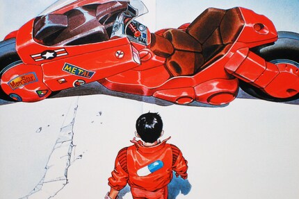 Shotaro Kaneda et sa moto iconique dans « Akira »
