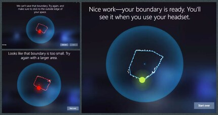 You have to perform the room setup once for Windows Mixed Reality and again for SteamVR.