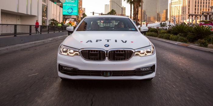 Want to take autonomous driving to the next level: Lyft, in cooperation with Aptiv. Source: Twitter/aptiv