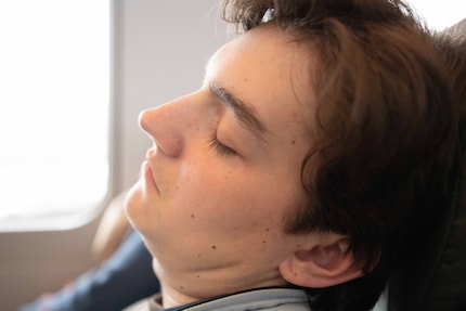 Note from Arthur: A wide-angle lens was used in this shot to emphasise the shape of Jannik's face.