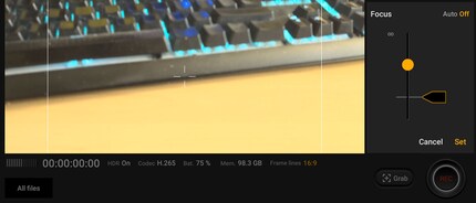 The question of manual focus is masterfully resolved.