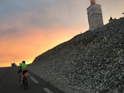 Wo ein Wille ist, ist auch ein Berg: Nicole Reist am Mont Ventoux.