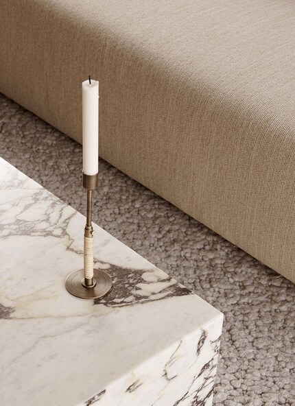 Les tons beiges et bruns se complètent à merveille. Photo : Menu